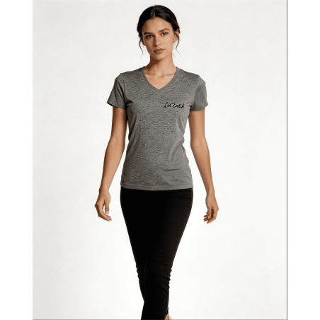 T-shirt femme Lôt'Entik au col en V