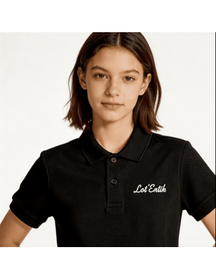 Polo Enfant Unisexe 100% Coton Brodé - Lôt'Entik | Mode Éthique