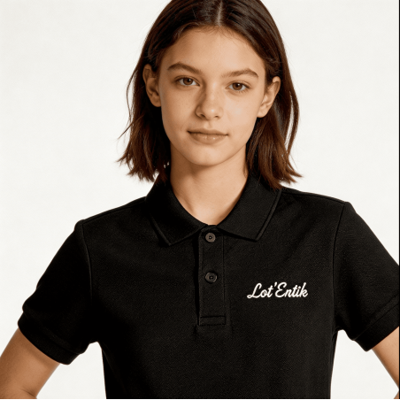 Polo Enfant Unisexe 100% Coton Brodé - Lôt'Entik | Mode Éthique