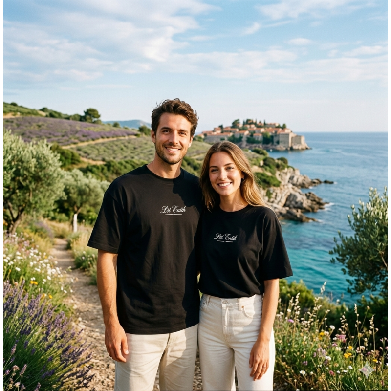 T-shirt Homme Bio Fabriqué en France - Double Marquage | Lôt'Entik