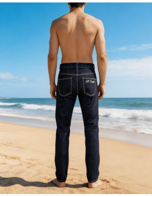 Jean Brut Denim Homme Coupe Droite - Lôt'Entik | Mode Durable