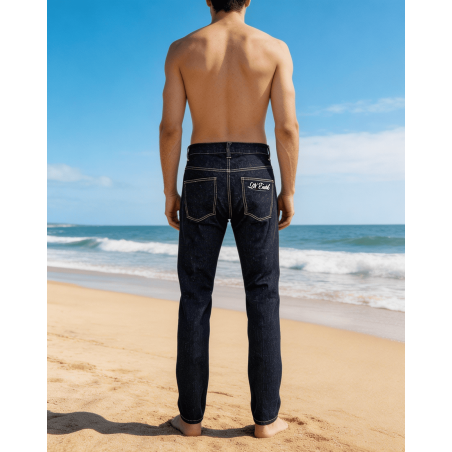 Jean Brut Denim Homme Coupe Droite - Lôt'Entik | Mode Durable