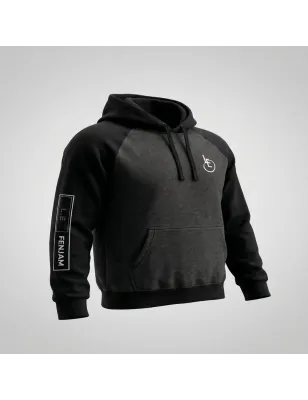 Hoodie Bicolore Gris & Noir